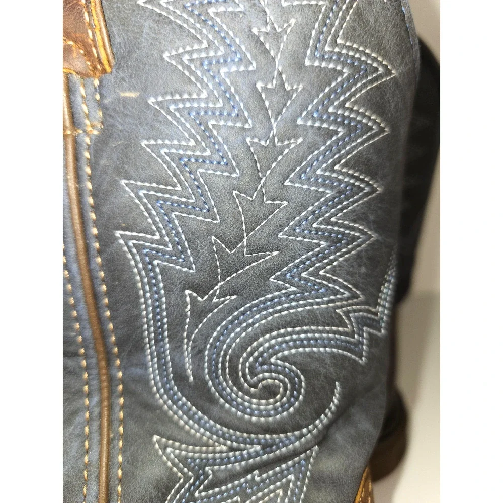 Rocky Ride FLX Western Boots Big Kids Youth 4.5 M Brown Cowboy Riding Rodeo